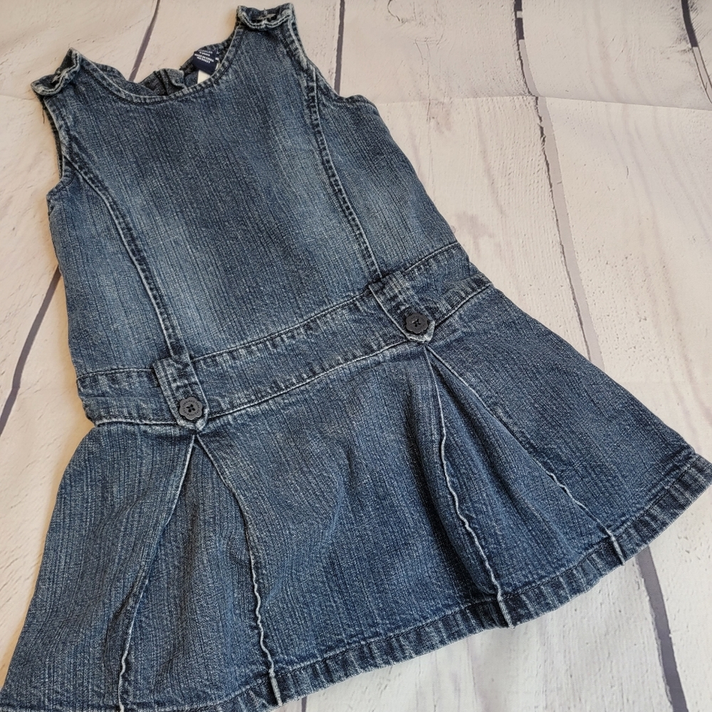 Gap Denim Skirt Romper 4T